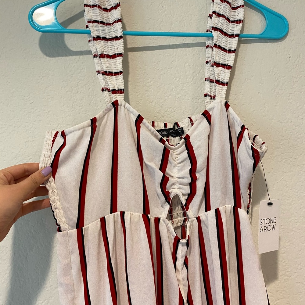 Volcom | Size M | NWT | Striped Romper/Jumpsuit - Picture 3 of 6